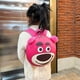 thumbnail image 2 of Nueva moda rosa fresa oso azul dibujos animados Kawaii niños hombro mochila zhangyuxiang unisex, 2 of 2