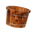 thumbnail image 4 of Lavabo de madera para pies con doble asa, cómodo y alto, para pedicura L, 4 of 9