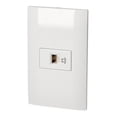 thumbnail image 1 of Placa De Toma Telefonica Blanca Hogar Casa Telefono Surtek Surtek P434B, 1 of 3