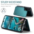 thumbnail image 6 of for Samsung Galaxy A25 5G Case with Card Holder, Wallet Case for Women Men with RFID Blocking, Durable Leather Kickstand Magnetic Clasp Shockproof Phone Case for Samsung Galaxy A25 5G, 6 of 11