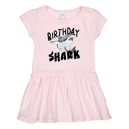 

Inktastic Birthday Shark Gift Toddler Girl Dress