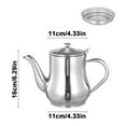 thumbnail image 2 of PENGXIANG Stainless Steel Oil Strainer Pot Oil Container with Removable Filter Bacon Grease Storage Can Vinegar Dispenser Tea Pot Kettle for Home Kitchen Cooking, 2 of 10
