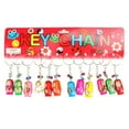 thumbnail image 2 of Naierhg 12Pcss/Set Russian Nesting Dolls Key Ring Babushka Matryoshka Figurines Kids Toy, 2 of 8