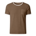 thumbnail image 3 of Guluxicc Knitted T Shirts for Men Lightweight Short Sleeve Shirts Classic Fit Summer Casual Outfit with Pocket, 3 of 6