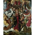 thumbnail image 3 of Master of the St. Lucy Legend 20x24 Black Modern Framed Museum Art Print Titled - Mary, Queen of Heaven (C. 1485-1500), 3 of 5