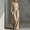 Khaki, variant on Morttic Women's Elegant Solid Color Long Sleeve V-Neck Wide Leg Jumpsuit with Pockets Casual Beach Vacation & Everyday Wear White,S