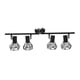 thumbnail image 1 of Accesorios de iluminación de riel luz de riel inoxidable de 85 a 265 V 4 luces de alto brillo con llave para cocinas ANGGREK Otros, 1 of 8