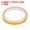 Dark Yellow, variant on Uxcell Reflective Tape 2 Roll 15 ft x 1 inch Adhesive High Visibility Safety Tape Reflector Orange
