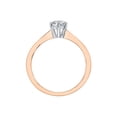 thumbnail image 2 of KATARINA Diamond Solitaire Engagement Ring in 10K Rose Gold (1/2 cttw, I-J, I1-I2) (Size-6), 2 of 3