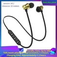 thumbnail image 2 of Handfree Earbuds Wireless Binaural Stereo Noise Reduction Hanging Neck Stereo Magnetic Wireless Earphone With Mic For Huawei, 2 of 5