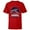 Red, variant on X-Wing Starfighter Vintage - Short Sleeve T-Shirt for Kids - Customized-Athletic Heather