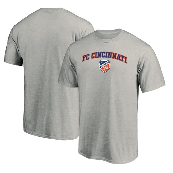 Men's Heather Gray FC Cincinnati Heart and Soul T-Shirt