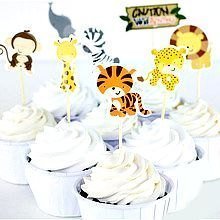 Zoo Animal Cupcake Topper Decorating Set By ‚Äì Wide Variety Of Animal Figures - Durable Material ‚Äì Well Blended Colors & Perfect Size ‚Äì The Best Bakery & Party Organization (Best Cupcake Bakeries In The Us)