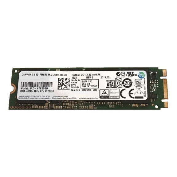 Genuine Lenovo M.2 2280 SATA6G STD 256GB SSD Drive 00UP451