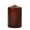 Brown, variant on 1 Pc 3x4 Black Pillar Candles Unscented 3 in. diameterx4.5 in. tall