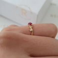 thumbnail image 3 of Natural Red Ruby Gemstone Ring 925 Sterling Silver Handmade Wedding Gift Ring, 3 of 4