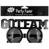 Bulk Buys PB787-24 Go Team Shaped Party Favor Glasses - 24 Piece