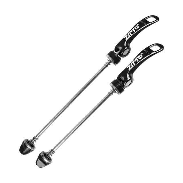 S SERENABLE Mountain Bike Quick Release Lever Wheel Hub Front and Rear Skewers Set Black