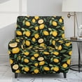 thumbnail image 2 of FOR U DESIGNS Lemon Leaf Print Recliner Chair Covers with Arms, Polyester Lazy Boy Recliner Covers Anti-Slip Living Room Chair Protector Slipcover for Pet,Kids, 2 of 8