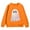 Orange, variant on Kiijoy Toddler Girls Halloween Sweatshirt Cartoon Ghost Print Cute Pullover, Sizes 3-4