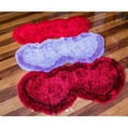 thumbnail image 3 of Amazing Rugs, LLC. Double Heart Shape Shag Area Rug (28" x 55") White, 3 of 5