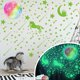 thumbnail image 3 of Pegatinas Que Brillan En La Oscuridad, Pegatinas De Pared Luminosas Diy, Pegatinas De Pared De Estrellas Y Luna Desmontables, Pegatinas Fluorescentes De Unicornio Impermeables De Pvc Muyoka Hogar, 3 of 6