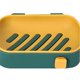 thumbnail image 1 of Bewildely Caja de jabonera montada en la pared Perforación libre Soporte de bandeja de drenaje de 2 capas Estante de almacenamiento para inodoro de baño Juegos de accesorios de baño Amarillo Bewildely HA000549-01B, 1 of 1