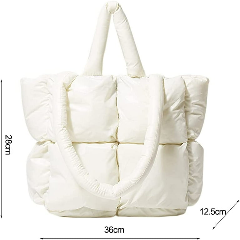 Elegant Tote Bag - White