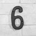 thumbnail image 4 of Números digitales de metal Placa de puerta de letrero de casa de hierro fundido Decoración de pared de café DIY Hugtrwg  Para estrenar, 4 of 7