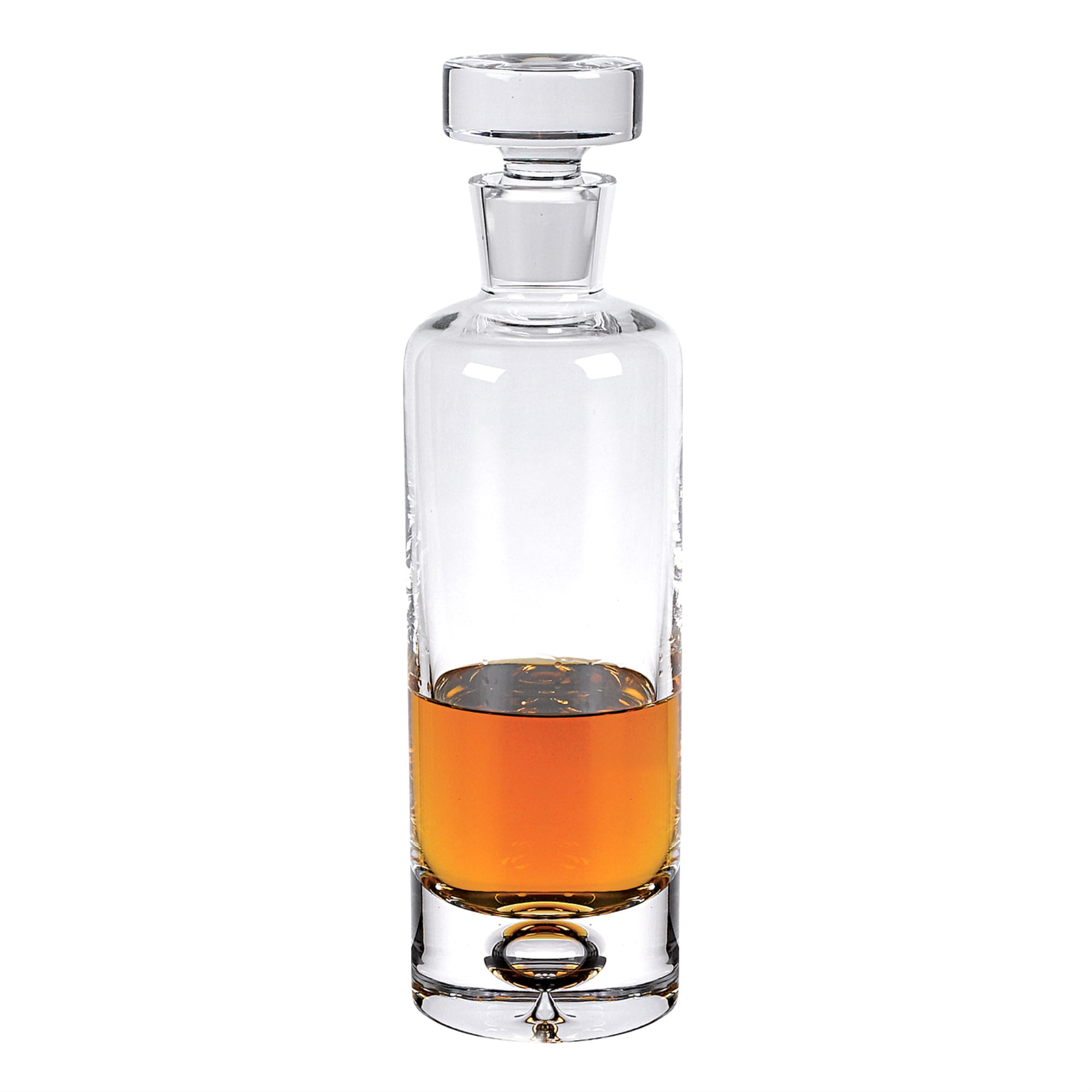 Mouth Blown European Crystal Round Decanter 28 Oz Mouth Blown European Crystal Round Decanter 28 Oz