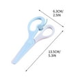 thumbnail image 3 of Kids Safety Scissors With Plastic Blades, Rounded Tips, Bright Colors And Easy-Grip Handles For Paper Cutting, Craft Projects And School Use, 5X3X1In 0.1Lb, 3 of 9