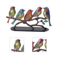 thumbnail image 1 of Birds Branch Ornaments Colorful Iron Desktop Decor For, 1 of 8
