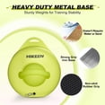 thumbnail image 3 of Tennis Trainer Rebound with Metal Base,Solo Tennis Trainer Set with 3 Highly Elastic String Balls,Tennis Practice Equipment for Adult Kids and Beginners （green）, 3 of 10