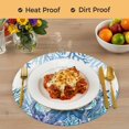 thumbnail image 4 of Ocean Blue Octopus Round 13 Inch Placemats Set of 4, Coastal Coral Beach Nautical Starfish HeatResistant Non Slip Place Mats for Dining Table, Wipeable Braided Kitchen Table Mats for Housewarming, 4 of 9