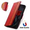 thumbnail image 4 of Decase for Google Pixel 6a,Google Pixel 6a Wallet Case Premium Stripe PU Leather Magnetic Clasp Card Slots Holder Business Style Anti-Scratch Lightweight Slim Phone Cover - darkblue, 4 of 7