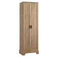thumbnail image 4 of Brown 71.2″ Tall Storage Cabinet with Two Doors – Adjustable Shelf, Metal Handles for Bathroom or Office, 4 of 20