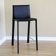 thumbnail image 2 of Baxton Studio Crawford Tabouret de Comptoir Noir (Ensemble de 2), 2 of 2