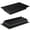 Powder Coated Black, variant on Achtek Air Supply Vent 6"x 10" Duct Opening (Overall 7-1/2"x 11-3/4") Solid Cast Aluminum Register Cover | Powder Coated