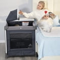 thumbnail image 4 of Cuna Corral Para Bebé Pamo Babe 4 En 1 Moisés Y Cambiador Gris, 4 of 8