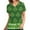 Floral#4, variant on St. Patrick's Day Scrubs Tops For Women Plus Size Working Uniform With Pocket V-Neck Work Utility&Safety Tops Nursing Uniform Printed Worker Protective Working Uniform Shirts