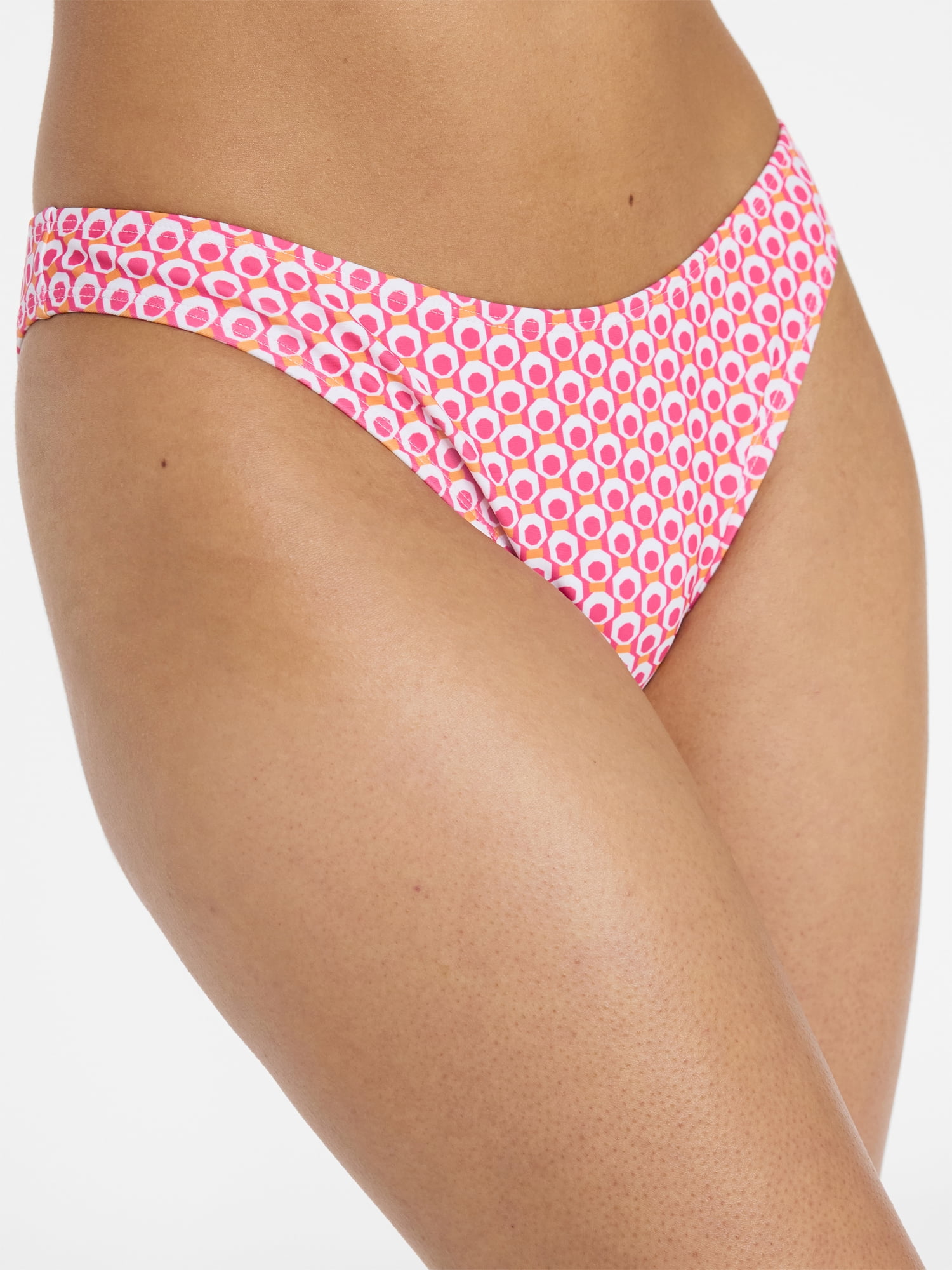 No Boundaries Geo Jam Bikini Bottoms, Women's XXS-XXL