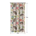 thumbnail image 5 of Cute Hedgehog Pattern with Pioneer Flower Shower Curtain 36"x72" ,Bathroom Decorative Shower Curtains Set with 12 Hooks,Modern Waterproof Washable Shower Curtain, 5 of 6