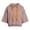 v-329Light Pink1906, variant on HAYIMI Sweatshirts Women Cropped 3/4 Sleeve Hoodie Contrast Drawcord Solid Color Holiday Tops