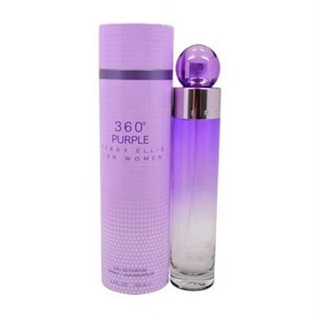 Perry Ellis 360 Purple by Perry Ellis, 3.4 oz Eau De Parfum Spray for Women