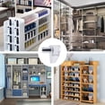 thumbnail image 2 of 50Pc Clear Kitchen Cabinet Shelf Supports Pegs / Studs with Metal Pin, 2 of 8