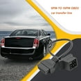 thumbnail image 4 of Kenally Adaptador OBDII de 6 pines a 16 pines para coche ABS, extensor de conector de vehículo automotriz portátil, accesorios de Cable de Vehículos, repuestos y accesorios Mis, 4 of 6