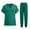 A002_Dark Green, variant on LHVUOA Women's Stylish Scrubs Healthcare Top, Breathable Stretch Scrub Shirts.