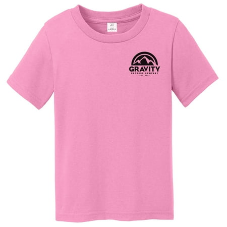 

Gravity Outdoor Co. Travelers Toddler Size Shirt Pink Black 4T