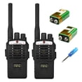 thumbnail image 6 of 2X Walkie Talkies With 2 Batteries And 1 Screwdriver, Portable Two-Way Radios With Lcd Display, For Outdoor Activities, Camping, Hiking, Surveillance - No License Required, Long, 6 of 6