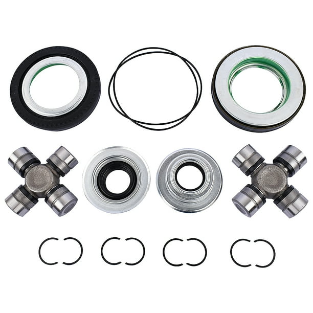 Front Axle Seal And nonGreaseable U Joint Kit for Ford F250 F350 Super Duty 5.4L/6.2L/6.4L/6.7L